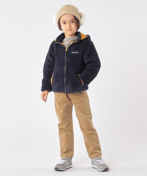 SHIPS（シップス）の「SHIPS KIDS:フェイクファー フラップ ワッチ（ニットキャップ/ビーニー・キッズ・ベージュ/サックスブルー/ライトグレー/ネイビー/ミント・ONE SIZE）」の11枚目の写真