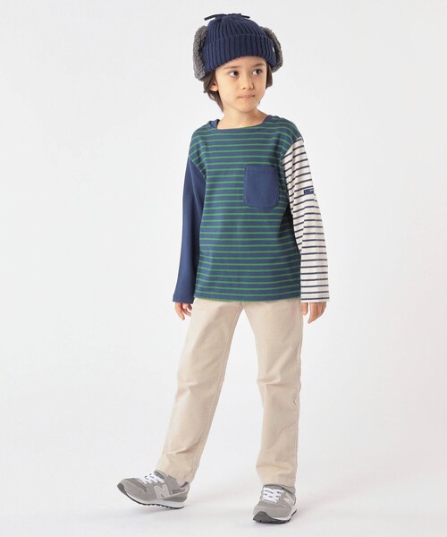 SHIPS（シップス）の「SHIPS KIDS:フェイクファー フラップ ワッチ（ニットキャップ/ビーニー・キッズ・ベージュ/サックスブルー/ライトグレー/ネイビー/ミント・ONE SIZE）」の19枚目の写真