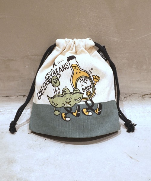 AND PACKABLE】KINCHAKU POUCH 巾着ポーチ（ポーチ）｜GLOBAL
