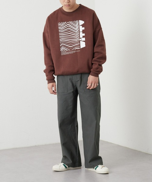 CIAOPANIC TYPY(チャオパニックティピー)の「ストレッチワイドベイカーパンツ(その他パンツ・メンズ・チャコールグレー/カーキ・MEDIUM/LARGE)」の9枚目の写真