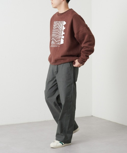 CIAOPANIC TYPY(チャオパニックティピー)の「ストレッチワイドベイカーパンツ(その他パンツ・メンズ・チャコールグレー/カーキ・MEDIUM/LARGE)」の10枚目の写真