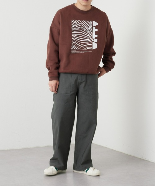 CIAOPANIC TYPY(チャオパニックティピー)の「ストレッチワイドベイカーパンツ(その他パンツ・メンズ・チャコールグレー/カーキ・MEDIUM/LARGE)」の8枚目の写真