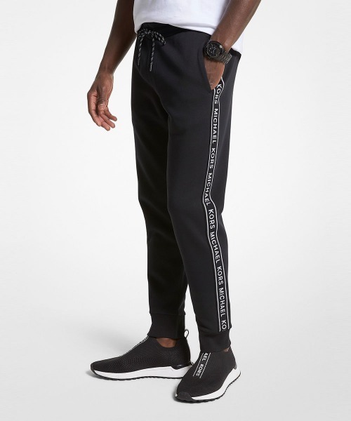 MICHAEL KORS ホワイト スウェットパンツ M 春夏 セール】チャーム ジャカード スポーツ パンツ（その他パンツ