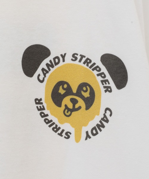 Candy Stripper（キャンディストリッパー）の「MORE FUNNY CND L/S Tシャツ（Tシャツ/カットソー・レディース・ブラック/オフホワイト・2）」の8枚目の写真