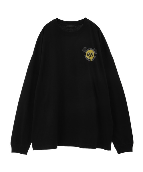 Candy Stripper（キャンディストリッパー）の「MORE FUNNY CND L/S Tシャツ（Tシャツ/カットソー・レディース・ブラック/オフホワイト・2）」の3枚目の写真