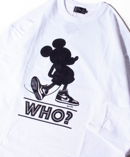 bend(s)（ベンズ）の「【BENDS/ベンズ】オマージュプリントロンT リラックスフィット（Tシャツ/カットソー・メンズ・ホワイト/ライトグレー/ホワイト系その他2/ブラック系その他2/ホワイト系その他3/ライトパープル/ホワイト系その他4/ブラック・M/L）」の2枚目の写真