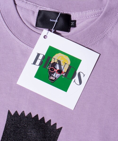 bend(s)（ベンズ）の「【BENDS/ベンズ】オマージュプリントロンT リラックスフィット（Tシャツ/カットソー・メンズ・ホワイト/ライトグレー/ホワイト系その他2/ブラック系その他2/ホワイト系その他3/ライトパープル/ホワイト系その他4/ブラック・M/L）」の10枚目の写真