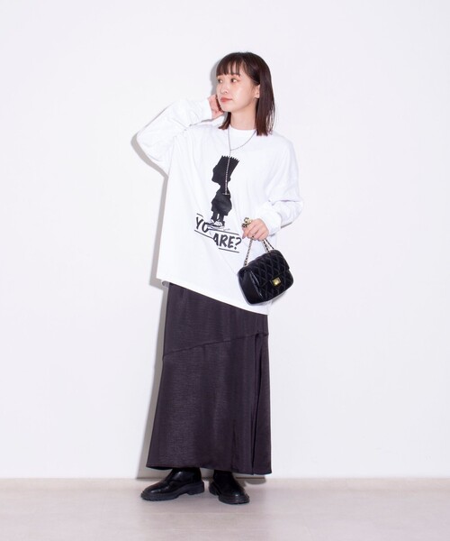 bend(s)（ベンズ）の「【BENDS/ベンズ】オマージュプリントロンT リラックスフィット（Tシャツ/カットソー・メンズ・ホワイト/ライトグレー/ホワイト系その他2/ブラック系その他2/ホワイト系その他3/ライトパープル/ホワイト系その他4/ブラック・M/L）」の12枚目の写真