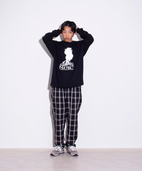 bend(s)（ベンズ）の「【BENDS/ベンズ】オマージュプリントロンT リラックスフィット（Tシャツ/カットソー・メンズ・ホワイト/ライトグレー/ホワイト系その他2/ブラック系その他2/ホワイト系その他3/ライトパープル/ホワイト系その他4/ブラック・M/L）」の17枚目の写真