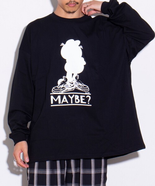 bend(s)（ベンズ）の「【BENDS/ベンズ】オマージュプリントロンT リラックスフィット（Tシャツ/カットソー・メンズ・ホワイト/ライトグレー/ホワイト系その他2/ブラック系その他2/ホワイト系その他3/ライトパープル/ホワイト系その他4/ブラック・M/L）」の19枚目の写真