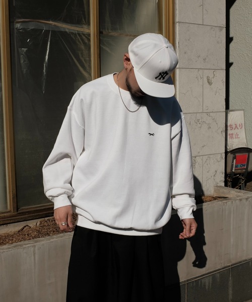 PENNEYS(ぺニーズ)の「【PENNEY'S ぺニーズ】THE FOX CREW SWEAT(スウェット・メンズ・ネイビー/サンドベージュ/ワイン/レッド/ホワイト/ブラック/チャコールグレー/アッシュグレー/ダークグリーン・X-LARGE/LARGE/MEDIUM/SMALL)」の12枚目の写真