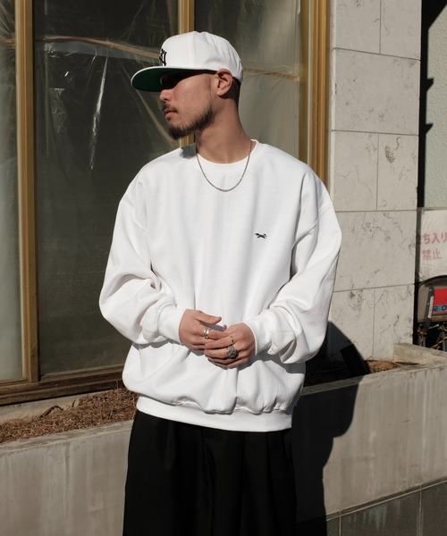 PENNEYS(ぺニーズ)の「【PENNEY'S ぺニーズ】THE FOX CREW SWEAT(スウェット・メンズ・ネイビー/サンドベージュ/ワイン/レッド/ホワイト/ブラック/チャコールグレー/アッシュグレー/ダークグリーン・X-LARGE/LARGE/MEDIUM/SMALL)」の14枚目の写真