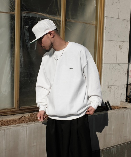 PENNEYS(ぺニーズ)の「【PENNEY'S ぺニーズ】THE FOX CREW SWEAT(スウェット・メンズ・ネイビー/サンドベージュ/ワイン/レッド/ホワイト/ブラック/チャコールグレー/アッシュグレー/ダークグリーン・X-LARGE/LARGE/MEDIUM/SMALL)」の17枚目の写真