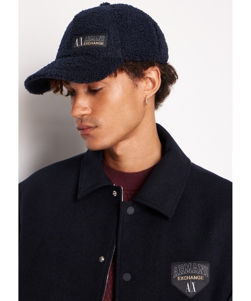 ARMANI EXCHANGE(アルマーニエクスチェンジ)の「【A|X アルマーニ エクスチェンジ】AXロゴ ボアパネルキャップ(キャップ・メンズ・ワインレッド/ネイビー/アイボリー・FREE)」の15枚目の写真