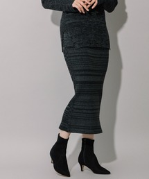 Munich | キュプラウールストレッチリブタイトスカート(スカート)