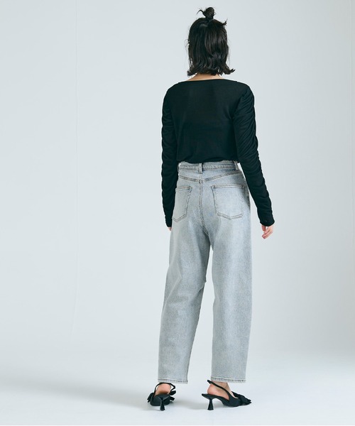 coca（coca）（コカ）の「【WEB限定セール】ストレッチカーブデニム（デニムパンツ・レディース・ライトブルー/ブルー・M/L/S）」の11枚目の写真