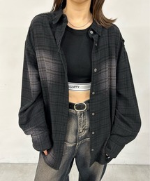 WHO'S WHO gallery | ブラックダイチェックシャツ(シャツ/ブラウス)
