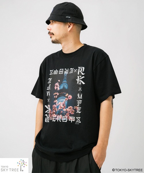 MFC STORE(エムエフシーストア)の「RK × MFC STORE TOKYO SKYTREE/ SAKURA S/S TEE(Tシャツ/カットソー・メンズ・ブラック/ホワイト・XXL/XL/L/M/S)」の4枚目の写真
