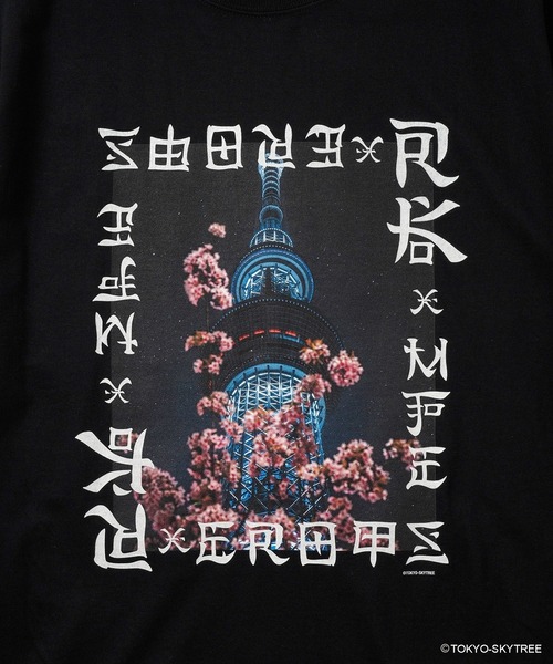MFC STORE(エムエフシーストア)の「RK × MFC STORE TOKYO SKYTREE/ SAKURA S/S TEE(Tシャツ/カットソー・メンズ・ブラック/ホワイト・XXL/XL/L/M/S)」の15枚目の写真