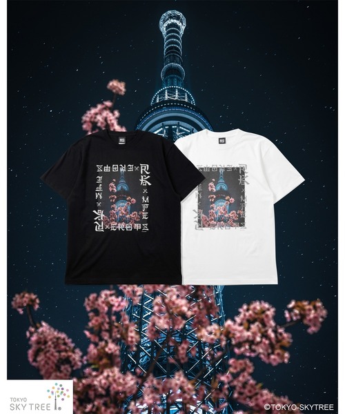 MFC STORE(エムエフシーストア)の「RK × MFC STORE TOKYO SKYTREE/ SAKURA S/S TEE(Tシャツ/カットソー・メンズ・ブラック/ホワイト・XXL/XL/L/M/S)」の6枚目の写真