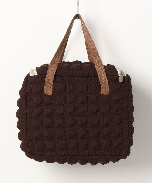 LA VORAGINE（ラ ヴォラジネ）の「【保温･保冷】ポップコーン ボックストートランチバッグ/お弁当バッグ（お弁当箱・レディース・ブラウン/アイボリー/イエロー・FREE）」の19枚目の写真