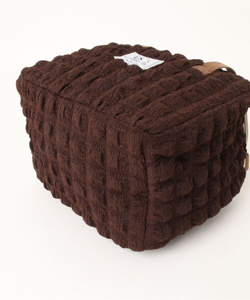 LA VORAGINE（ラ ヴォラジネ）の「【保温･保冷】ポップコーン ボックストートランチバッグ/お弁当バッグ（お弁当箱・レディース・ブラウン/アイボリー/イエロー・FREE）」の20枚目の写真