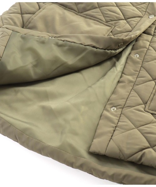 anap mimpi（アナップミンピ）の「中綿ダイヤキティングコート（ブルゾン・レディース・カーキ/ブラック・FREE）」の20枚目の写真