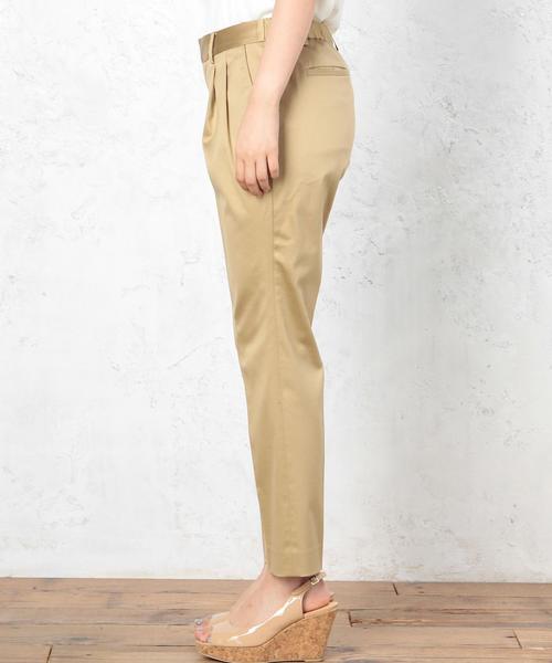 green label relaxing(グリーンレーベルリラクシング)の「GO C/TEN/PUキシリクール B/ゴム パンツ◆(その他パンツ・レディース・ベージュ/ネイビー・40/38/36)」の12枚目の写真