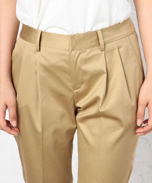 green label relaxing(グリーンレーベルリラクシング)の「GO C/TEN/PUキシリクール B/ゴム パンツ◆(その他パンツ・レディース・ベージュ/ネイビー・40/38/36)」の4枚目の写真