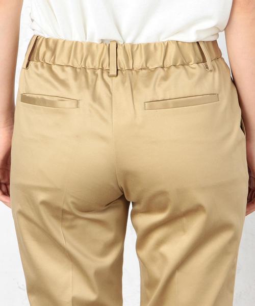 green label relaxing(グリーンレーベルリラクシング)の「GO C/TEN/PUキシリクール B/ゴム パンツ◆(その他パンツ・レディース・ベージュ/ネイビー・40/38/36)」の6枚目の写真