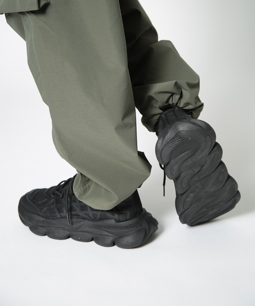 SETUP7（セットアップセブン）の「【SETUP7】フェイクレザーダッドシューズ KNF037（スニーカー・メンズ・ブラック/ベージュ・42/44）」の15枚目の写真