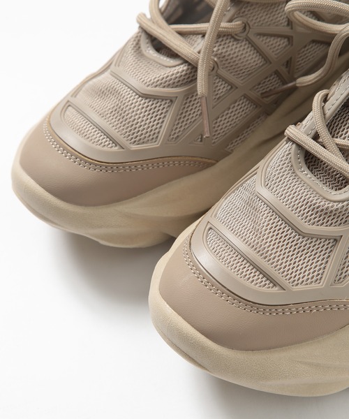 SETUP7（セットアップセブン）の「【SETUP7】フェイクレザーダッドシューズ KNF037（スニーカー・メンズ・ブラック/ベージュ・42/44）」の10枚目の写真