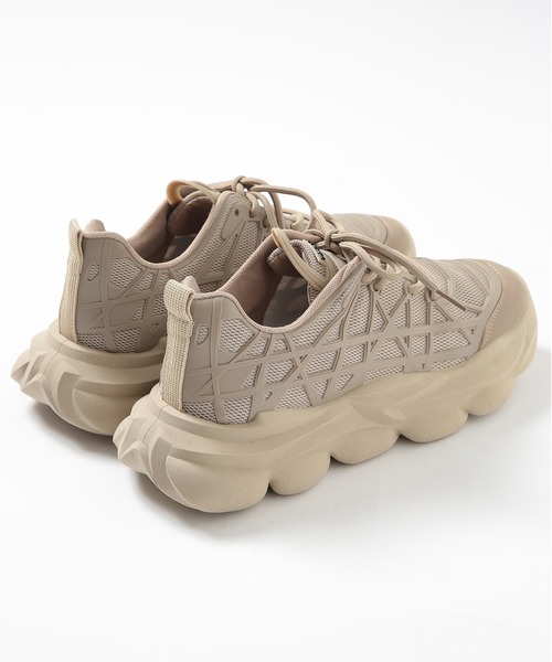 SETUP7（セットアップセブン）の「【SETUP7】フェイクレザーダッドシューズ KNF037（スニーカー・メンズ・ブラック/ベージュ・42/44）」の9枚目の写真