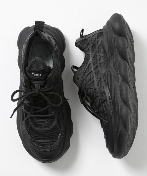 SETUP7（セットアップセブン）の「【SETUP7】フェイクレザーダッドシューズ KNF037（スニーカー・メンズ・ブラック/ベージュ・42/44）」の16枚目の写真