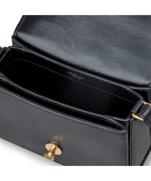 Mulberry(マルベリー)の「スモール ラナ トップハンドル / Small LANA Top Handle(ハンドバッグ・レディース・ブラック・FREE)」の4枚目の写真