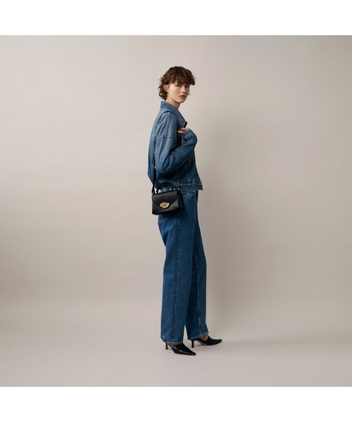 Mulberry(マルベリー)の「スモール ラナ トップハンドル / Small LANA Top Handle(ハンドバッグ・レディース・ブラック・FREE)」の6枚目の写真