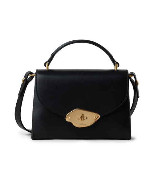 Mulberry(マルベリー)の「スモール ラナ トップハンドル / Small LANA Top Handle(ハンドバッグ・レディース・ブラック・FREE)」の8枚目の写真