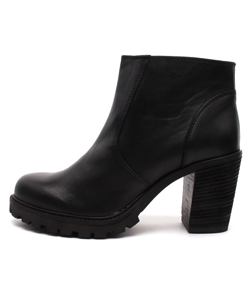 ROSE BUD（ローズバッド）の「(KAREN LIPPS)レザーヒールブーティー（ブーティ・レディース・ブラック/ボルドー/ワイン・35/37/36/38/39）」の3枚目の写真