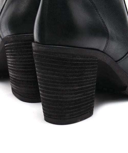 ROSE BUD（ローズバッド）の「(KAREN LIPPS)レザーヒールブーティー（ブーティ・レディース・ブラック/ボルドー/ワイン・35/37/36/38/39）」の11枚目の写真