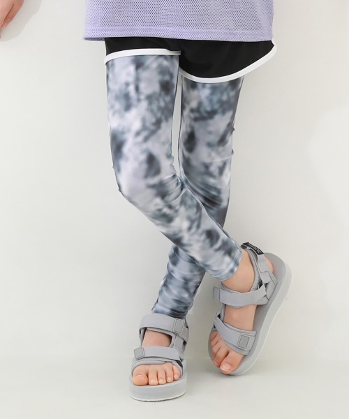 devirock（デビロック）の「UVカット 選べるデザイン ラッシュレギンス/トレンカ（ラッシュガード・キッズ・グリーン系その他2/グリーン系その他/グレー系その他2/ブラック/ブラック系その他/グレー系その他/ネイビー/ネイビー系・160cm/150cm/130cm/120cm/110cm/100cm/140cm）」の4枚目の写真