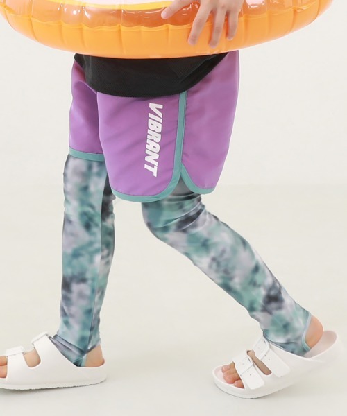 devirock（デビロック）の「UVカット 選べるデザイン ラッシュレギンス/トレンカ（ラッシュガード・キッズ・グリーン系その他2/グリーン系その他/グレー系その他2/ブラック/ブラック系その他/グレー系その他/ネイビー/ネイビー系・160cm/150cm/130cm/120cm/110cm/100cm/140cm）」の6枚目の写真