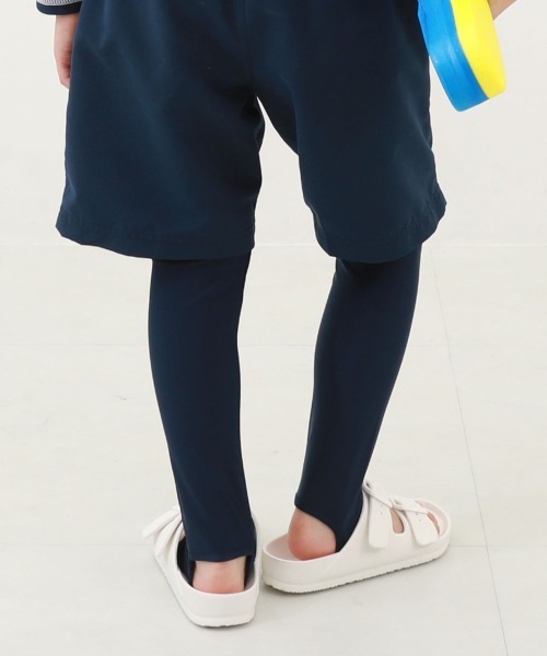 devirock（デビロック）の「UVカット 選べるデザイン ラッシュレギンス/トレンカ（ラッシュガード・キッズ・グリーン系その他2/グリーン系その他/グレー系その他2/ブラック/ブラック系その他/グレー系その他/ネイビー/ネイビー系・160cm/150cm/130cm/120cm/110cm/100cm/140cm）」の8枚目の写真