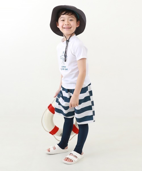 devirock（デビロック）の「UVカット 選べるデザイン ラッシュレギンス/トレンカ（ラッシュガード・キッズ・グリーン系その他2/グリーン系その他/グレー系その他2/ブラック/ブラック系その他/グレー系その他/ネイビー/ネイビー系・160cm/150cm/130cm/120cm/110cm/100cm/140cm）」の12枚目の写真