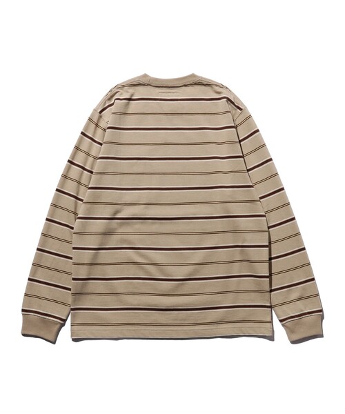 【セール】マルチストライプ ポケット Tシャツ(Tシャツ/カットソー)|BEAMS PLUS(ビームスプラス) 【セール】マルチストライプ ポケット Tシャツ(Tシャツ/カットソー)|BEAMS PLUS(ビームスプラス)