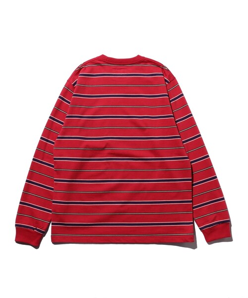 【セール】マルチストライプ ポケット Tシャツ(Tシャツ/カットソー)|BEAMS PLUS(ビームスプラス) 【セール】マルチストライプ ポケット Tシャツ(Tシャツ/カットソー)|BEAMS PLUS(ビームスプラス)