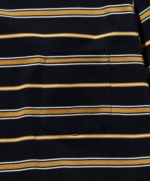 【セール】マルチストライプ ポケット Tシャツ(Tシャツ/カットソー)|BEAMS PLUS(ビームスプラス) 【セール】マルチストライプ ポケット Tシャツ(Tシャツ/カットソー)|BEAMS PLUS(ビームスプラス)