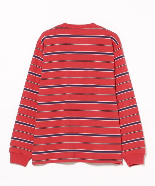 【セール】マルチストライプ ポケット Tシャツ(Tシャツ/カットソー)|BEAMS PLUS(ビームスプラス) 【セール】マルチストライプ ポケット Tシャツ(Tシャツ/カットソー)|BEAMS PLUS(ビームスプラス)