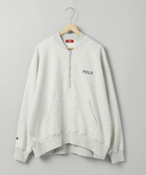 POLO BCS(ポロ ビーシーエス)の「POLO BCS(ポロ・ビーシーエス)別注ハーフジップ裏毛スウェット(スウェット・レディース・ホワイト/グレー/コバルトブルー・FREE)」の14枚目の写真