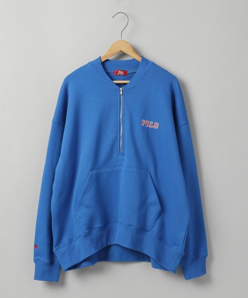 POLO BCS(ポロ ビーシーエス)の「POLO BCS(ポロ・ビーシーエス)別注ハーフジップ裏毛スウェット(スウェット・レディース・ホワイト/グレー/コバルトブルー・FREE)」の17枚目の写真
