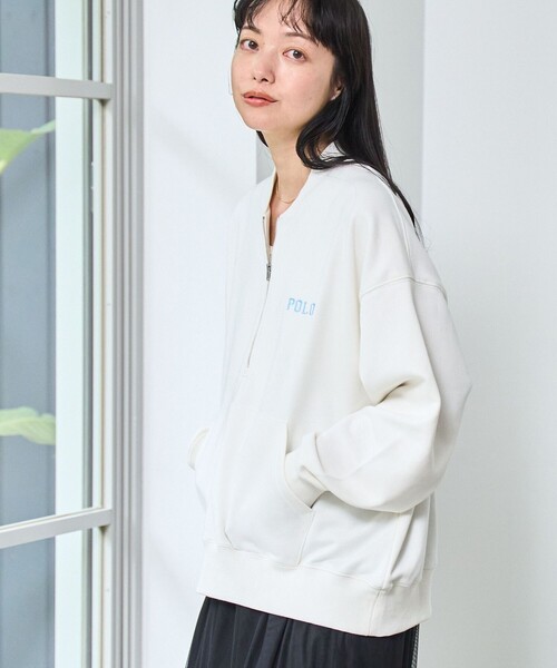 POLO BCS(ポロ ビーシーエス)の「POLO BCS(ポロ・ビーシーエス)別注ハーフジップ裏毛スウェット(スウェット・レディース・ホワイト/グレー/コバルトブルー・FREE)」の20枚目の写真